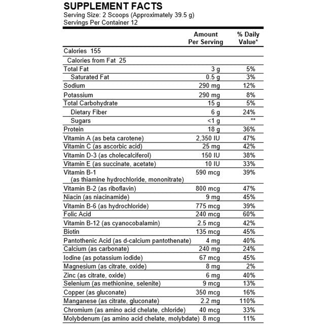 Organic Fermented Probiotic Plant Protein Meal Chocolate
