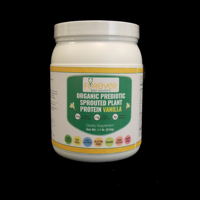 Organic Prebiotic Sprouted Plant Protein Vanilla